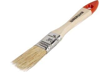 Кисть малярная плоская Шабашка, 3/4"/20мм, деревянная ручка, натуральная щетина - фото 73705