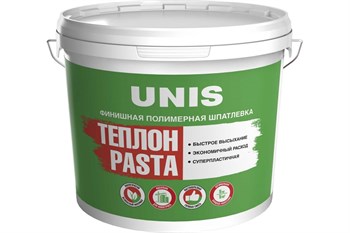 Шпаклевка/шпатлевка финишная полимерная Юнис Теплон Паста, готовая, 5кг 78590