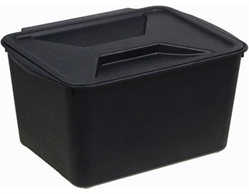 Контейнер для мусора М2474, навесной, 6л, черный, пластиковый - фото 80739