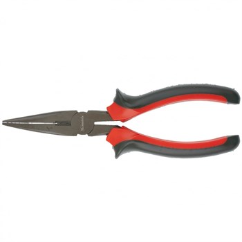 Длинногубцы MATRIX Black Nickel, 180мм, прямые, двухкомпонентные рукоятки 22680