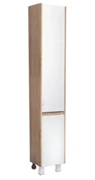 Пенал (шкаф-колонна) для ванной комнаты Торонто 360, 360x1910x310мм, белый/дуб сонома 87420
