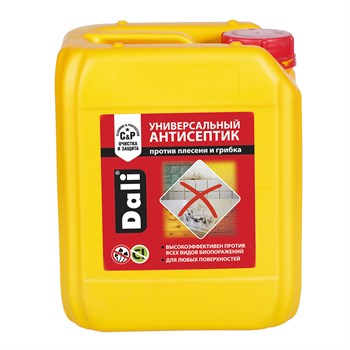 Покрытие защитное (антисептик) DALI Антиплесень, 0.6л, бесцветный, матовое, спрей 11782 - фото 93202