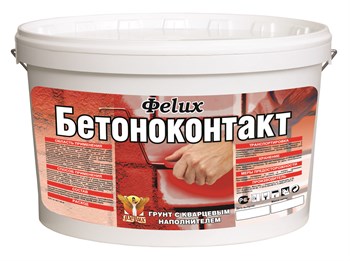 Грунтовка ФЕLUX СТРОЙМАСТЕР Стандарт Бетон-контакт, акриловая, глубокого проникновения, 5кг, для наружных и внутренних работ 74447 - фото 93504