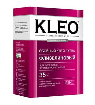 Клей для флизелиновых обоев KLEO EXTRA 35, 240г 20271 - фото 94437