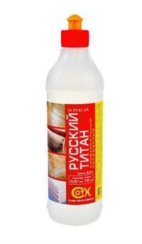 Клей для потолочной плитки Русский Титан, 0.5л, полимерный, прозрачный 6801 - фото 94475
