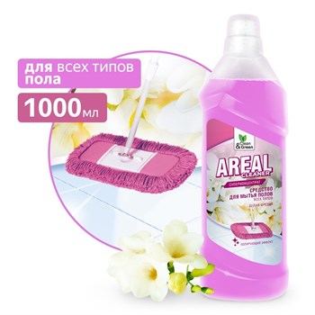 Средство для мытья полов Areal Белая фрезия Clean&Green CG8135, 1л, концентрат 74035 - фото 97694