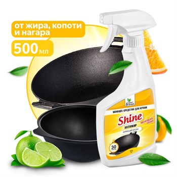 Средство моющее для казана Shine Антижир Clean&Green CG8131, 500мл, триггер 74029 - фото 97725