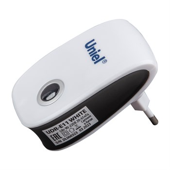 Отпугиватель ультразвуковой от грызунов и насекомых Uniel UDR-E11, до 80м2, 87x55x52мм, 5Вт, 220В, 65кГц, пластиковый, белый 78201 - фото 97844
