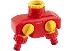 Распределитель GRINDA двухканальный, 1/2- 3/4 23512