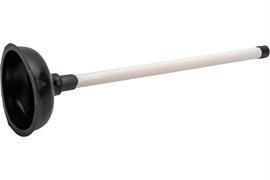 Вантуз санитарный для удаления засоров МУЛЬТИПЛАСТ GS-0904 Умничка, диаметр 135мм, резиновый, пластиковая ручка 29411