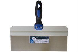 Шпатель фасадный 300мм, нержавеющая сталь, TOOLBERG, двухкомпонентная ручка 66110