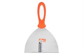 Шпатель-лопатка 150мм, нержавеющая сталь, TOOLBERG, двухкомпонентная ручка 26564