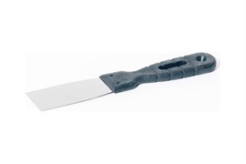 Шпатель-лопатка 40мм, нержавеющая сталь, ИНТЕК, двухкомпонентная ручка 82686