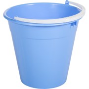 Ведро хозяйственное Евро, 10л, пищевой пластик, голубой 90410