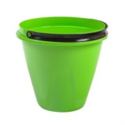 Ведро хозяйственное Лайт, 5л, пищевой пластик, зеленый 82833