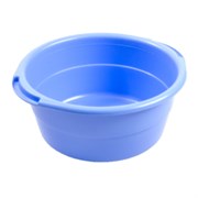 Таз хозяйственный, 8л, особопрочный, пластиковый, голубой 90424