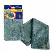 Насадка для швабры AZUR 081600 Классик МОП, 13x43см, плоская, микрофибра с карманами, зеленая 81534