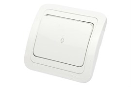 Выключатель MAKEL Mimoza 12005, одноклавишный, встраиваемый, белый, проходной 64230