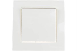 Выключатель UNIVersal Бриллиант 7948585, одноклавишный, встраиваемый, слоновая кость 21702