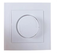 Диммер (светорегулятор) UNIVersal Бриллиант, 500Вт, встраиваемый, белый 21766