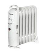 Радиатор масляный Engy EN-1707 Мини 15094, 0.7кВт, 10x33см, 7 секций, белый 41622