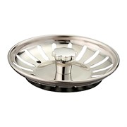 Решетка-фильтр для мойки LEDEME LS06-2, диаметр 80мм, стальная, хром 89926