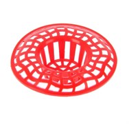 Сеточка в раковину Радиан 10210201, диаметр 60мм, пластиковая, красный 11037