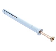 Дюбель-гвоздь быстрый монтаж 6х80мм, с потайным бортиком, упаковка 90шт 78671