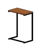 Столик приставной Лофт 506x302x720мм, дуб крафт золотой 90923