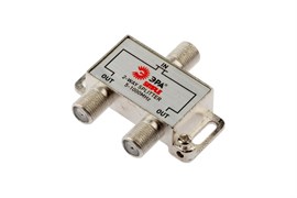 Разветвитель (делитель) антенный, ЭРА ТВ Simple DSF01, на 2 выхода, под F-разъем 74746