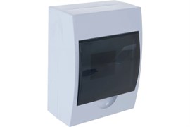 Щит распределительный для открытой проводки IEK MKP12-N-06-40-10 ЩРН-П-6, на 6 модулей, с крышкой 11101