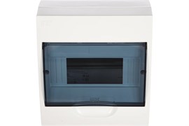 Щит распределительный для открытой проводки IEK MKP12-N-08-40-10 ЩРН-П-8, на 8 модулей, с крышкой 9860