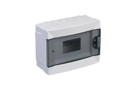 Щит распределительный для открытой проводки MAKEL 63108, на 8 модулей, с крышкой 59093