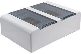 Щит распределительный для открытой проводки РУВИНИЛ Тусо 68018, на 18 модулей, с двумя крышками 35799