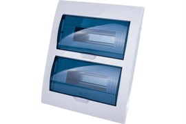 Щит распределительный для скрытой проводки IEK MKP12-V-04-40-20 12-V-24-40-10 ЩРВ-П-24, на 24 модуля, с двумя крышками 6537