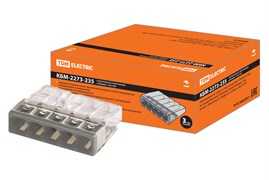 Клемма 5-проводная TDM КБМ-2273-235, 5x2.5мм2, с пастой 36724