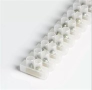 Колодка клеммная Smartbuy (ЗВИ) SBE-tb-06-06, 1.5х4мм2, 12 пар, 6А, 6мм, полиэтилен, белый 54418