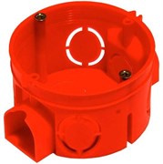 Коробка установочная (подрозетник) HEGEL КУ1101, для скрытой проводки, 45х68мм, блочная 8900