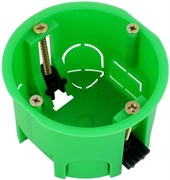 Коробка установочная (подрозетник) HEGEL КУ1201, для скрытой проводки, 45х68мм, для гипсокартона 8901