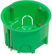 Коробка установочная (подрозетник) HEGEL КУ1202, для скрытой проводки, 45х68мм, с металлическими лапками, для гипсокартона 11439