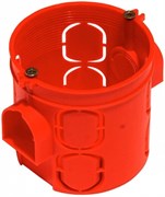 Коробка установочная (подрозетник) HEGEL КУ1202, для скрытой проводки, 62х68мм, с металлическими лапками, для гипсокартона 8675