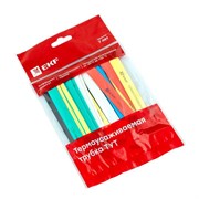 Набор трубок термоусаживаемых EKF tut-n-4 ТУТ 4/2, 0.1м, 7 цветов по 3шт 37256