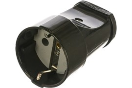 Розетка кабельная UNIVersal А1020, 220В, переносная, одноместная, с заземлением 28748