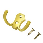 Крючок 2-рожковый СТАНДАРТ 306 В GРL, золото 87191