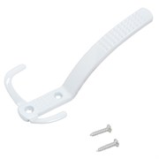 Крючок 3-рожковый СТАНДАРТ 212 А WW, матовый белый 87183