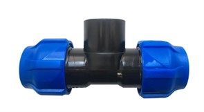 Тройник компрессионный переходной Valfex 25х25х3/4