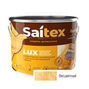 Покрытие защитно-декоративное (антисептик) SAITEX LUX, 1л, бесцветный 91314