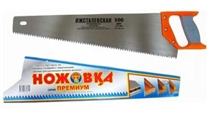 Ножовка столярная серии «Премиум». Длина полотна 500 мм, шаг зуба 8 мм