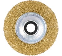 Щётка для УШМ GEPARD, 125х22мм, дисковая, витая металлическая проволока 0.3мм 83520