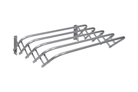 Сушилка для белья настенная NIKA СН45 Гармошка, 45х45х16см, раздвижная, серебро, металл 85874